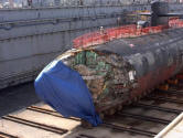 USS SAN FRANCISCO following collision